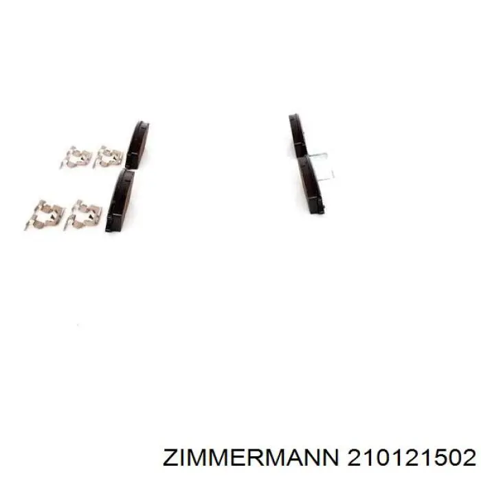 Купити 210121502 Zimmermann Колодки гальмівні передні, дискові