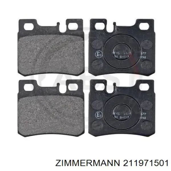 Задні дискові колодки Zimmermann 211971501