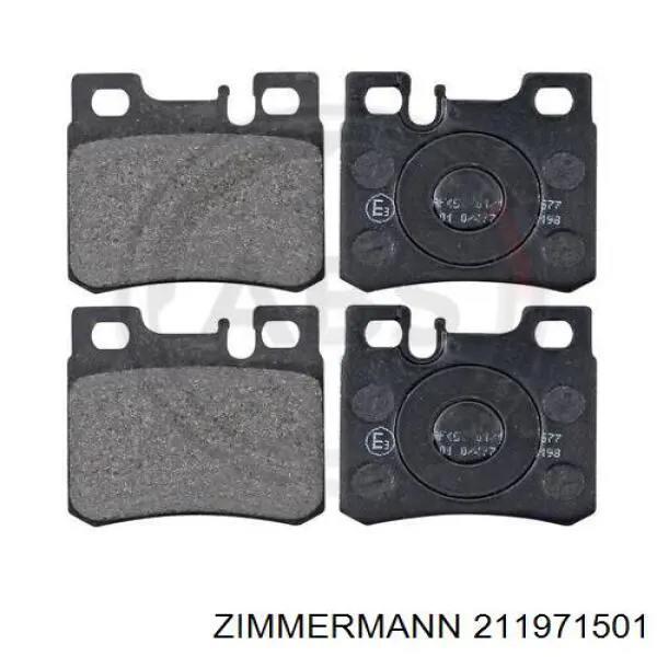 Задні гальмівні колодки Zimmermann 211971501 ціна, від 13.96 USD