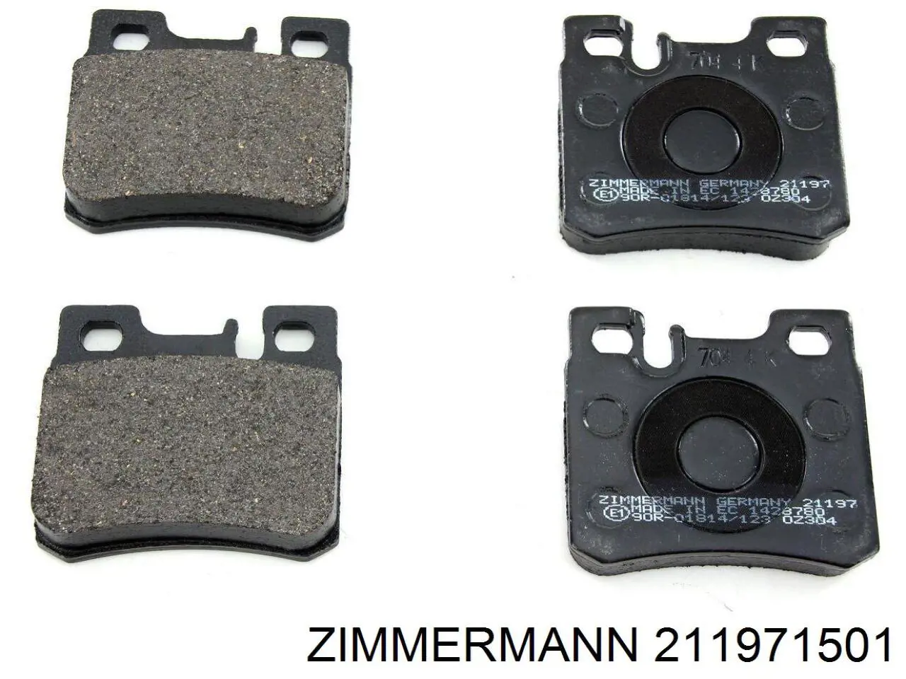 Купити 211971501 Zimmermann Задні колодки