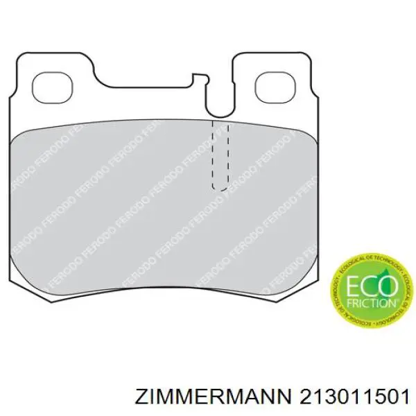 Передні тормозні колодки 213011501 Zimmermann