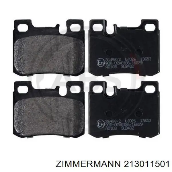 Тормозні колодки Zimmermann 213011501
