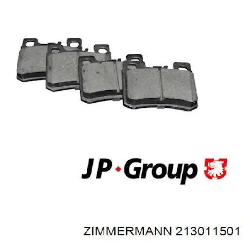 Гальмівні колодки Zimmermann 213011501 ціна, від 22.07 USD