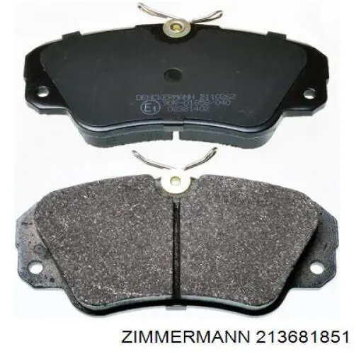 Купити 213681851 Zimmermann Колодки гальмівні передні, дискові
