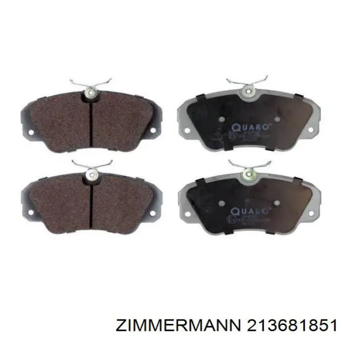 Купити 213681851 Zimmermann Колодки гальмівні передні, дискові