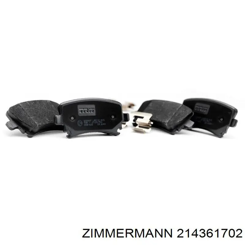 Купити 214361702 Zimmermann Колодки гальмівні передні, дискові