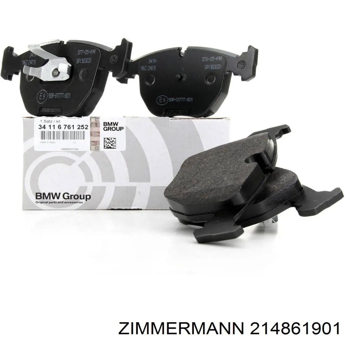 Гальмівні колодки Zimmermann 214861901 ціна, від 52.14 USD
