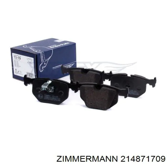 214871709 Zimmermann Колодки гальмівні задні, дискові
