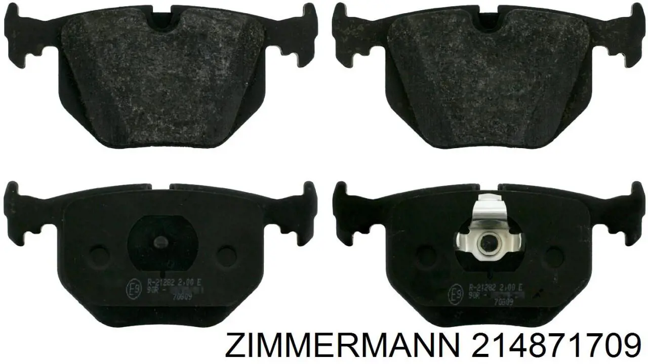 Задні гальмівні колодки Zimmermann 214871709 ціна, від 23.90 USD