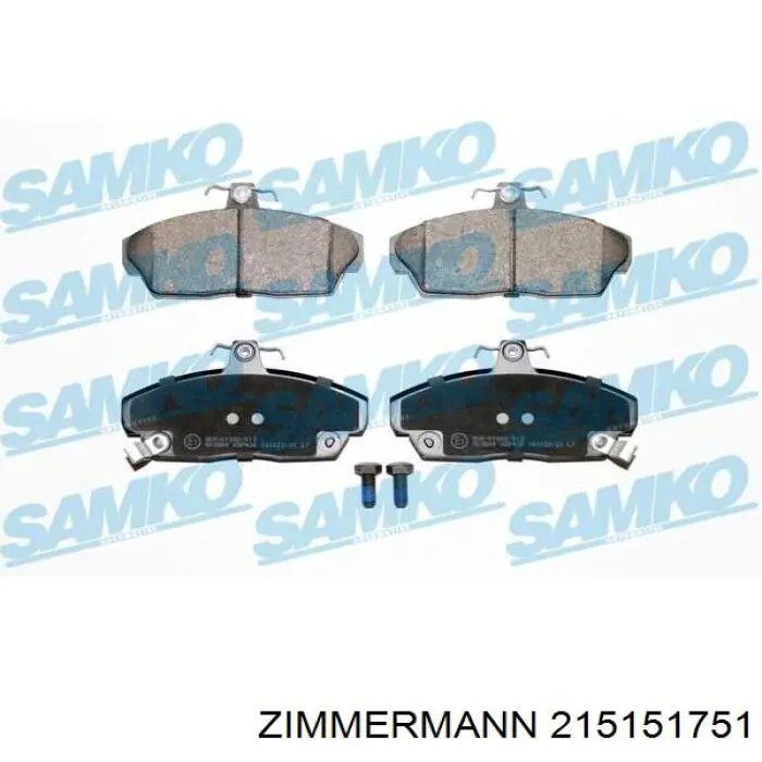 Тормозні колодки Zimmermann 215151751