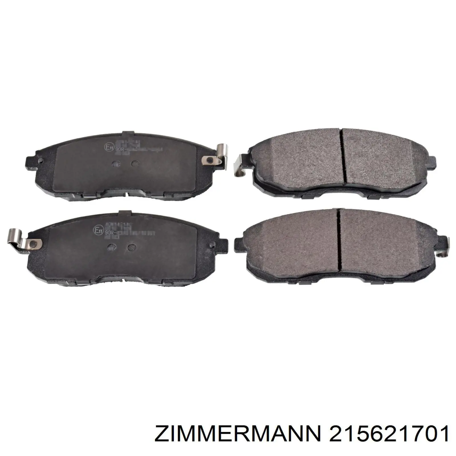 215621701 Zimmermann колодки гальмівні передні, дискові