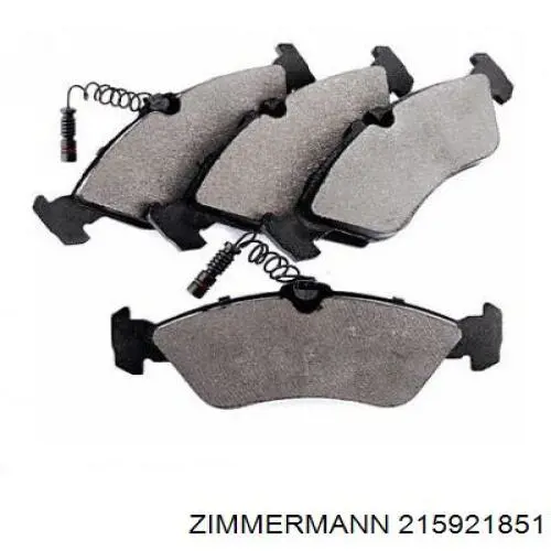 Задні гальмівні колодки Zimmermann 215921851 ціна, від 22.26 USD