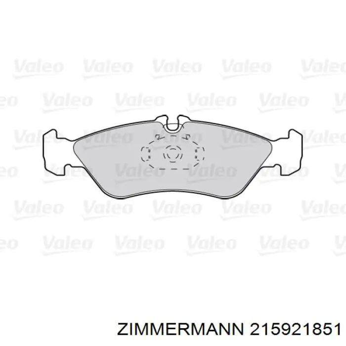 Купити 215921851 Zimmermann Задні колодки