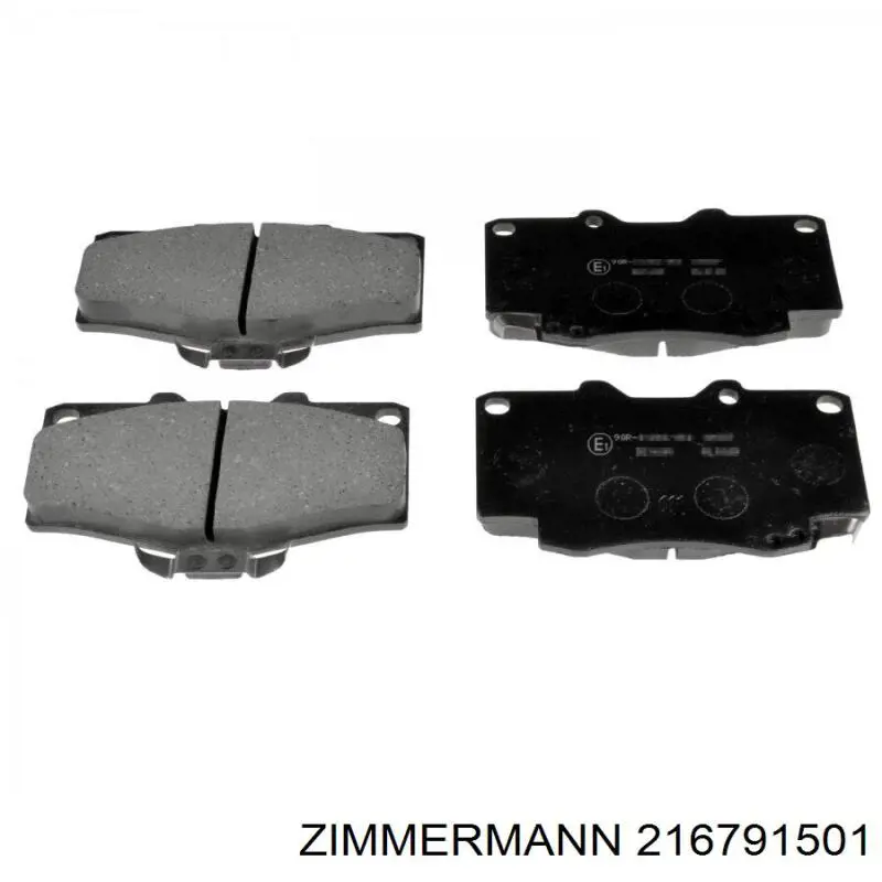 Передні тормозні колодки 216791501 Zimmermann