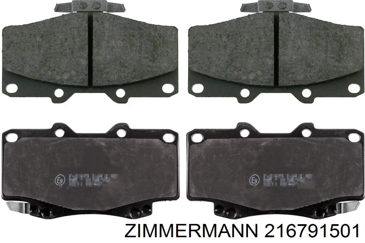 Гальмівні колодки Zimmermann 216791501 ціна, від 21.52 USD