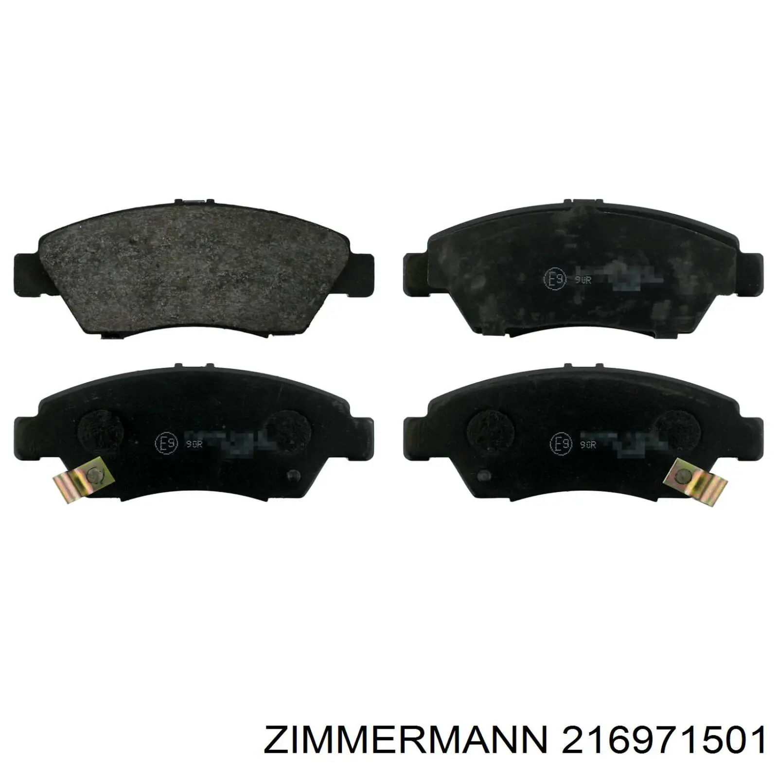 Купити 216971501 Zimmermann Колодки гальмівні передні, дискові