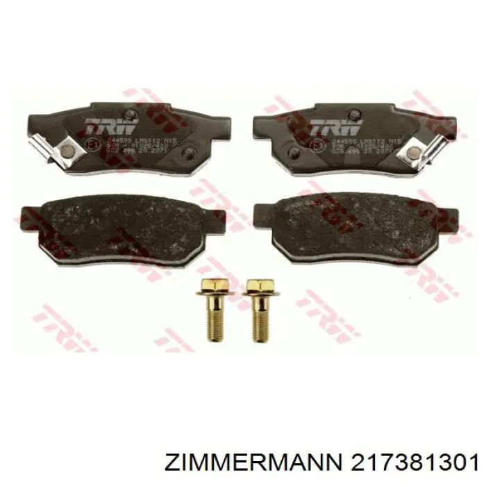 Задні дискові колодки Zimmermann 217381301