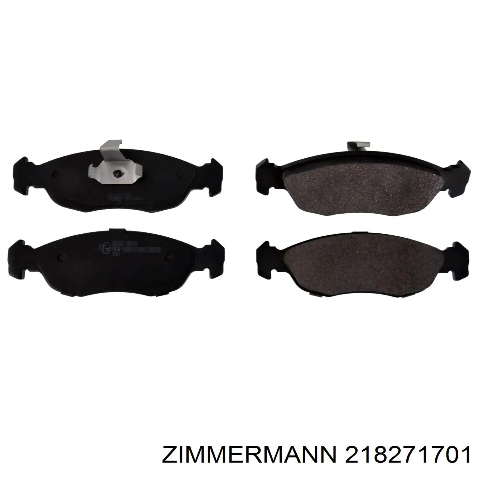 218271701 Zimmermann колодки гальмівні передні, дискові