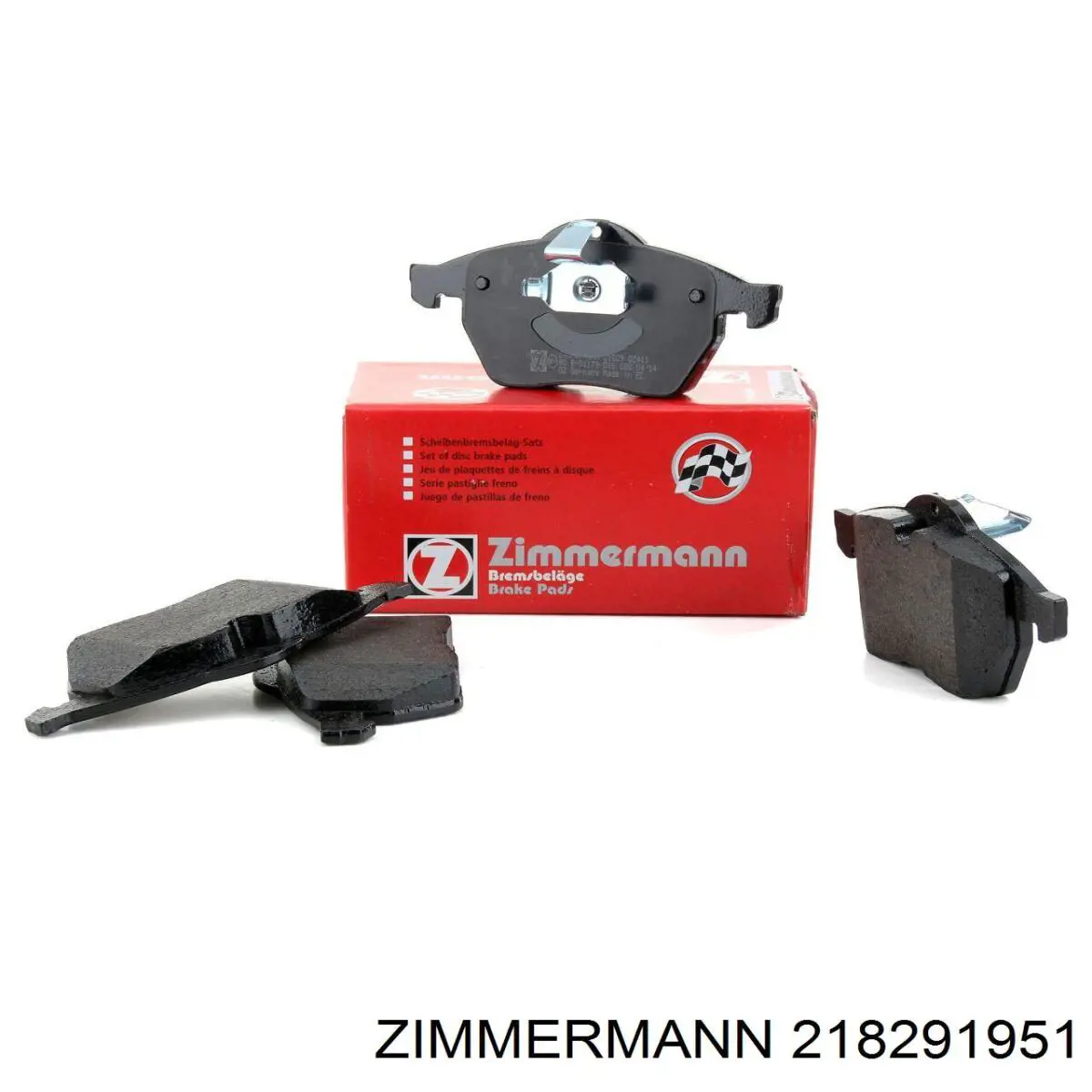 218291951 Zimmermann колодки гальмівні передні, дискові