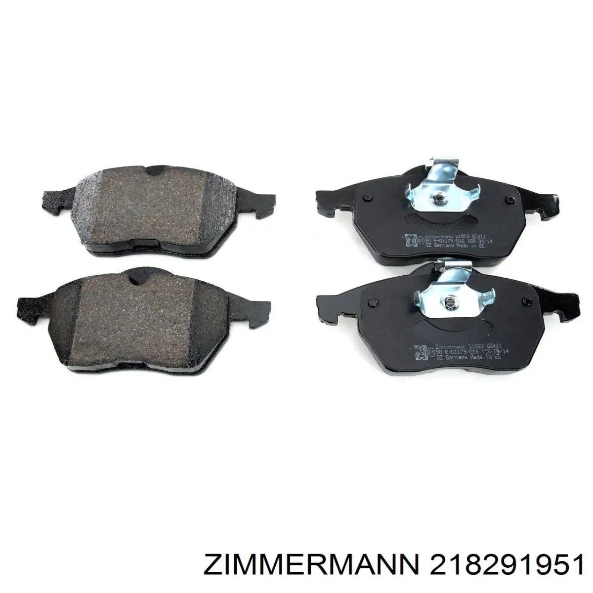 Гальмівні колодки Zimmermann 218291951 ціна, від 20.23 USD