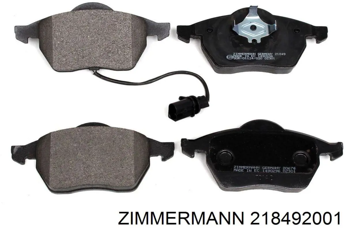 Купити 218492001 Zimmermann Колодки гальмівні передні, дискові
