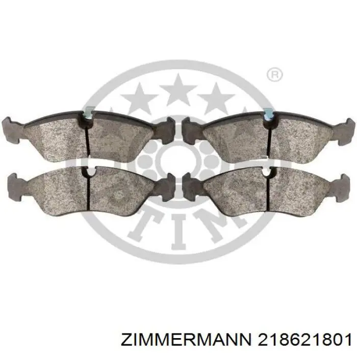 Передні тормозні колодки 218621801 Zimmermann