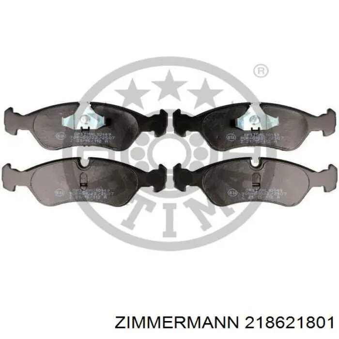 Гальмівні колодки Zimmermann 218621801 ціна, від 15.08 USD