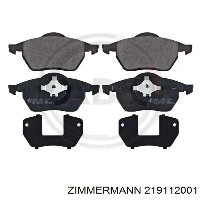 Тормозні колодки Zimmermann 219112001