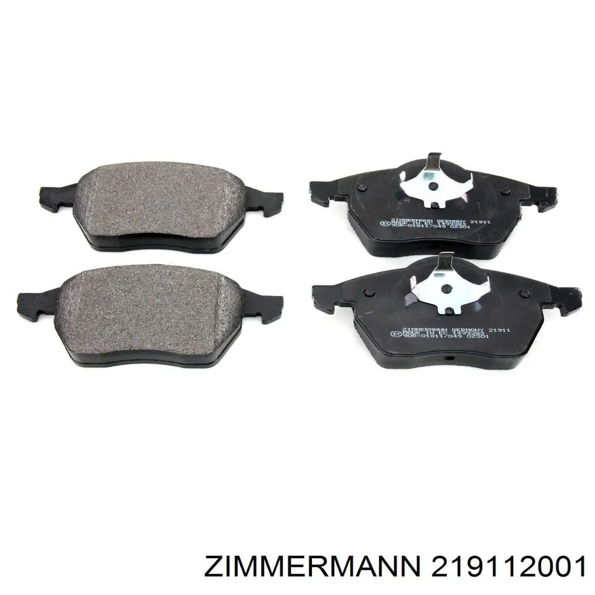 Гальмівні колодки Zimmermann 219112001 ціна, від 22.73 USD