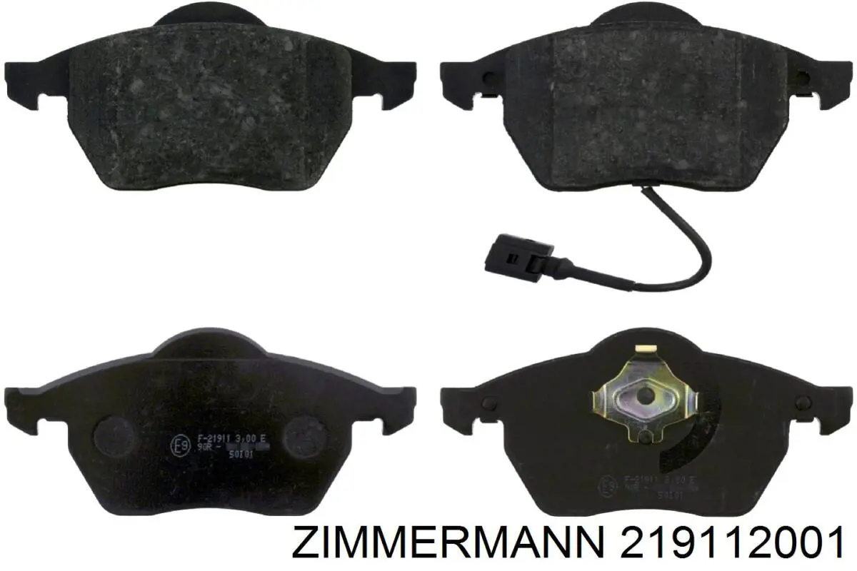Купити 219112001 Zimmermann Колодки гальмівні передні, дискові