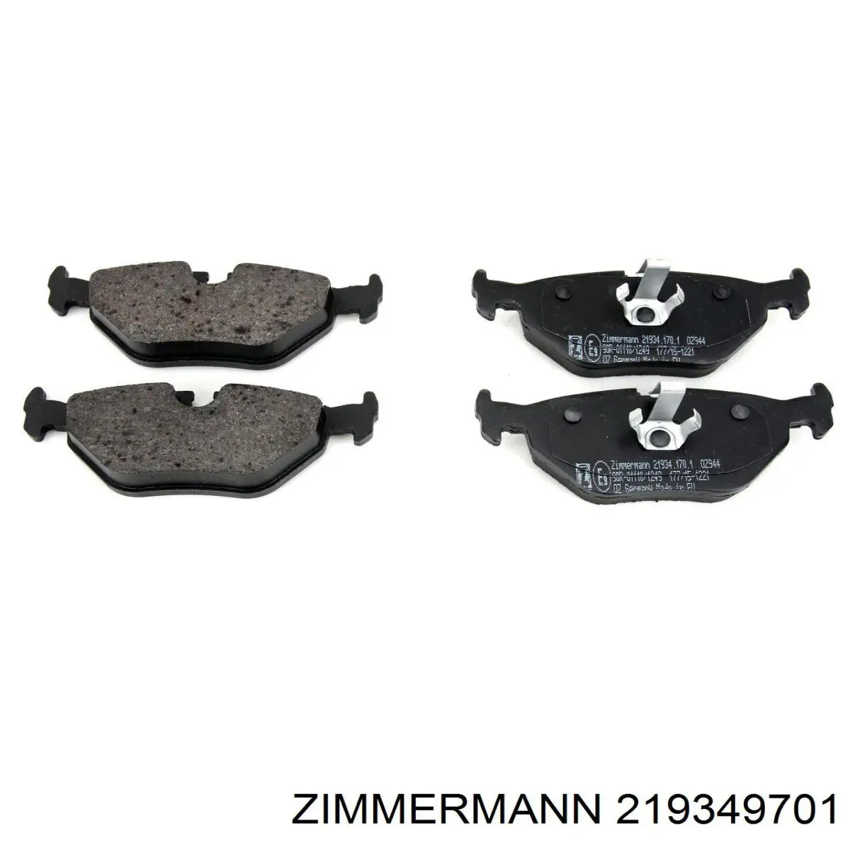 34212157591 BMW Передні гальмівні колодки