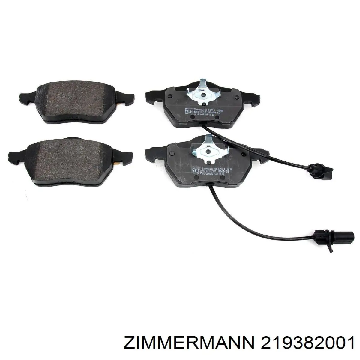 Купити 219382001 Zimmermann Колодки гальмівні передні, дискові