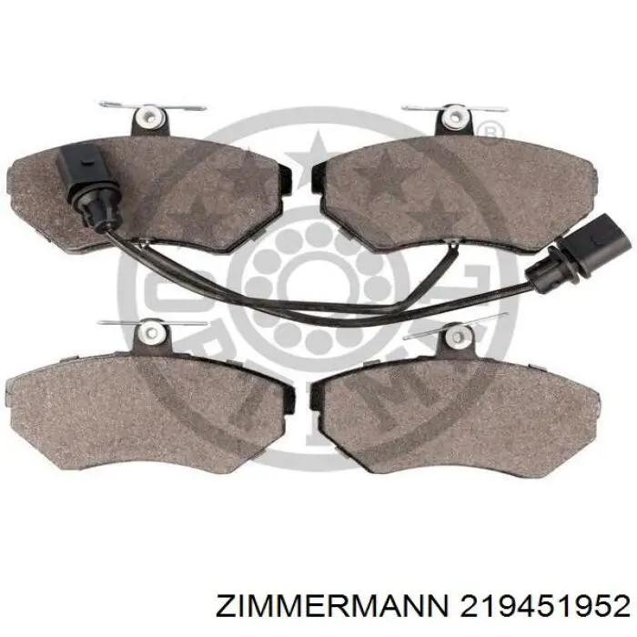 Гальмівні колодки Zimmermann 219451952 ціна, від 24.01 USD
