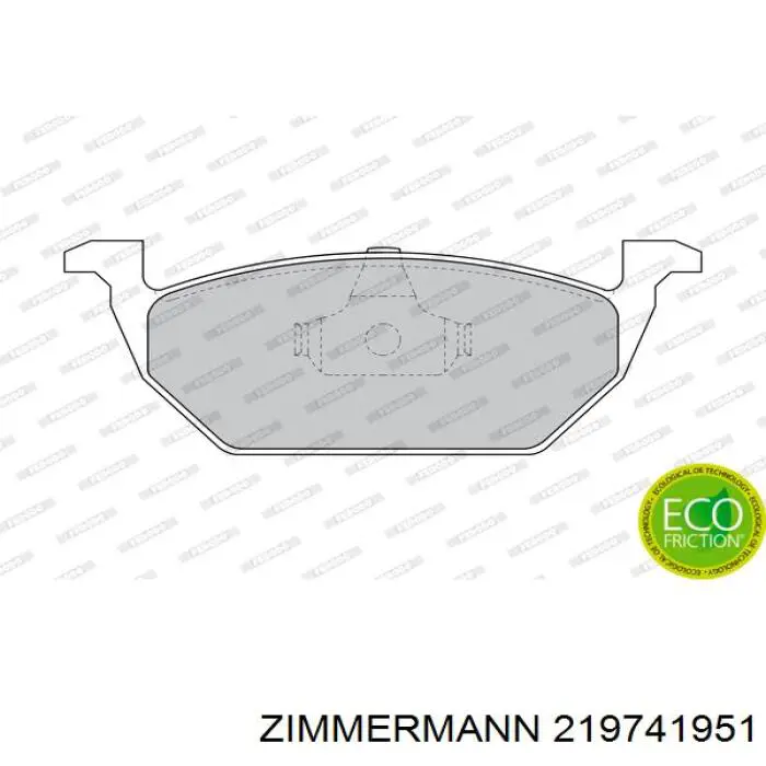 Тормозні колодки Zimmermann 219741951