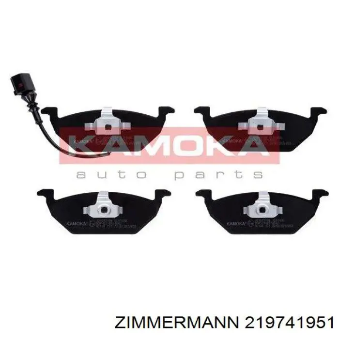 Гальмівні колодки Zimmermann 219741951 ціна, від 25.76 USD