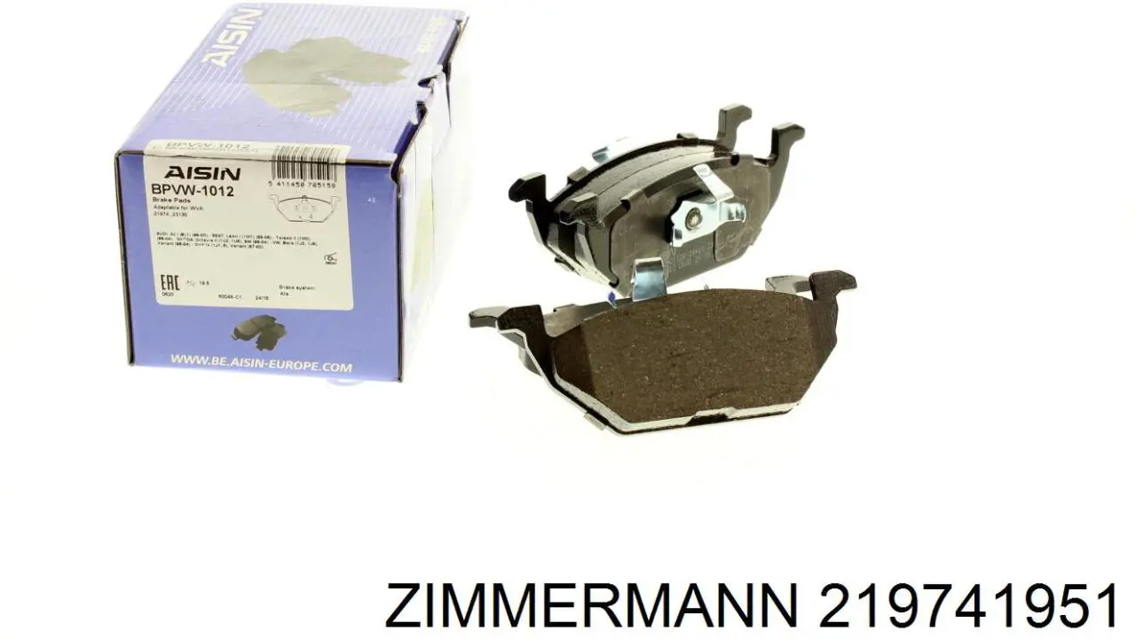 219741951 Zimmermann Передні гальмівні колодки