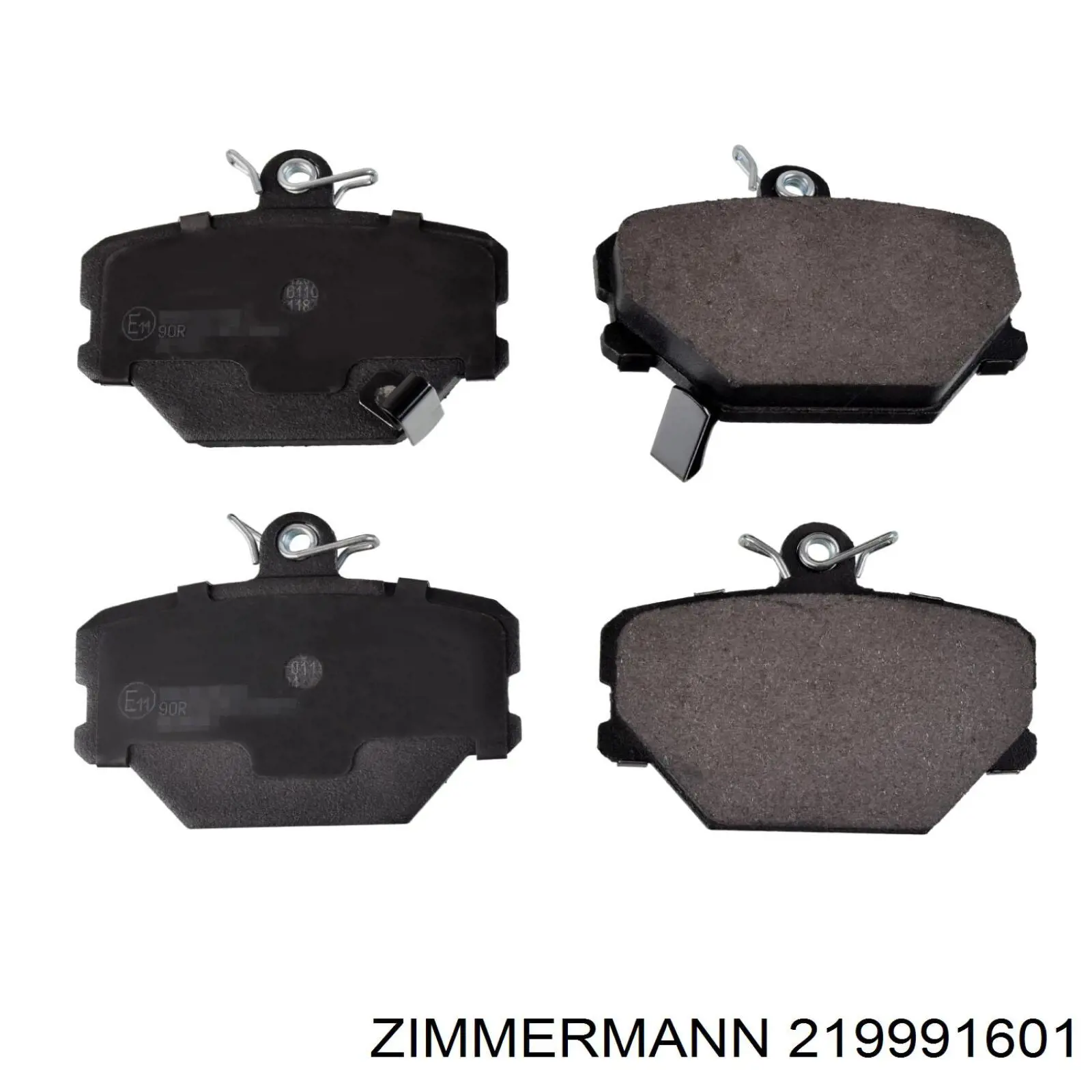 Передні тормозні колодки 219991601 Zimmermann