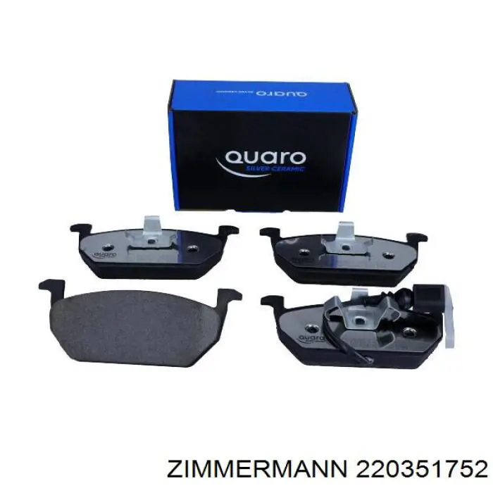 Гальмівні колодки Zimmermann 220351752 ціна, від 48.30 USD