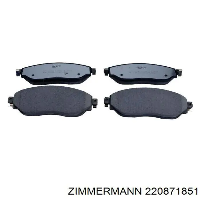 Гальмівні колодки Zimmermann 220871851 ціна, від 33.40 USD