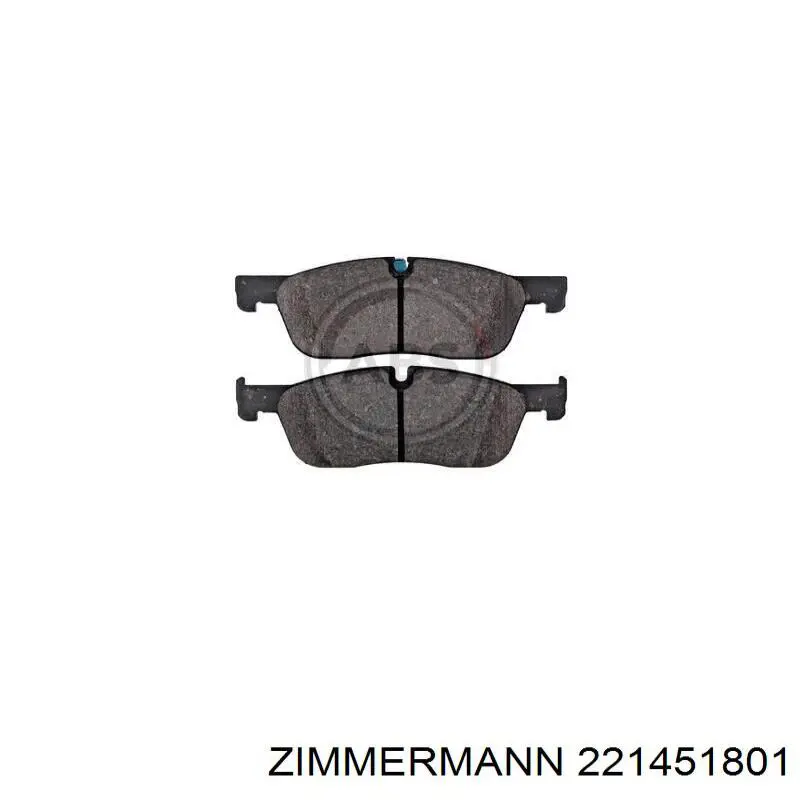Гальмівні колодки Zimmermann 221451801 ціна, від 70.50 USD