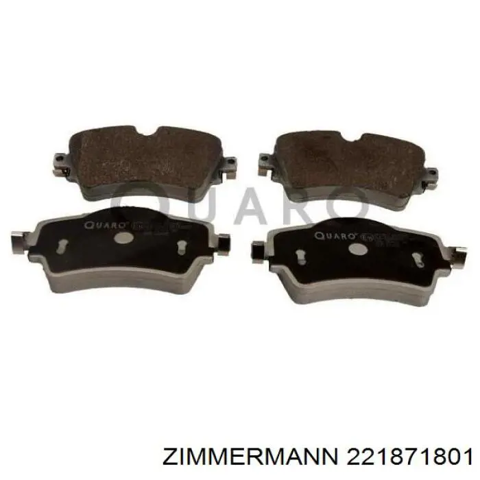 221871801 Zimmermann Передні гальмівні колодки