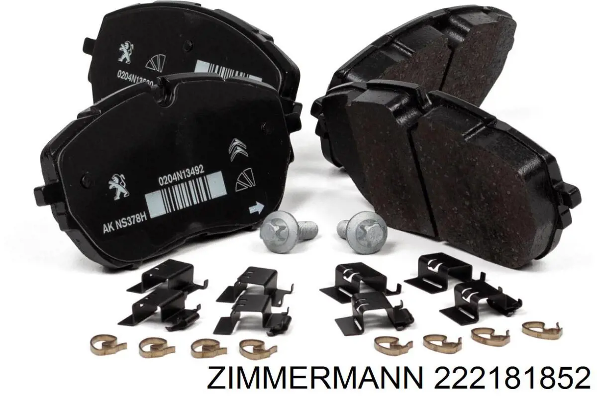 Гальмівні колодки Zimmermann 222181852 ціна, від 35.39 USD