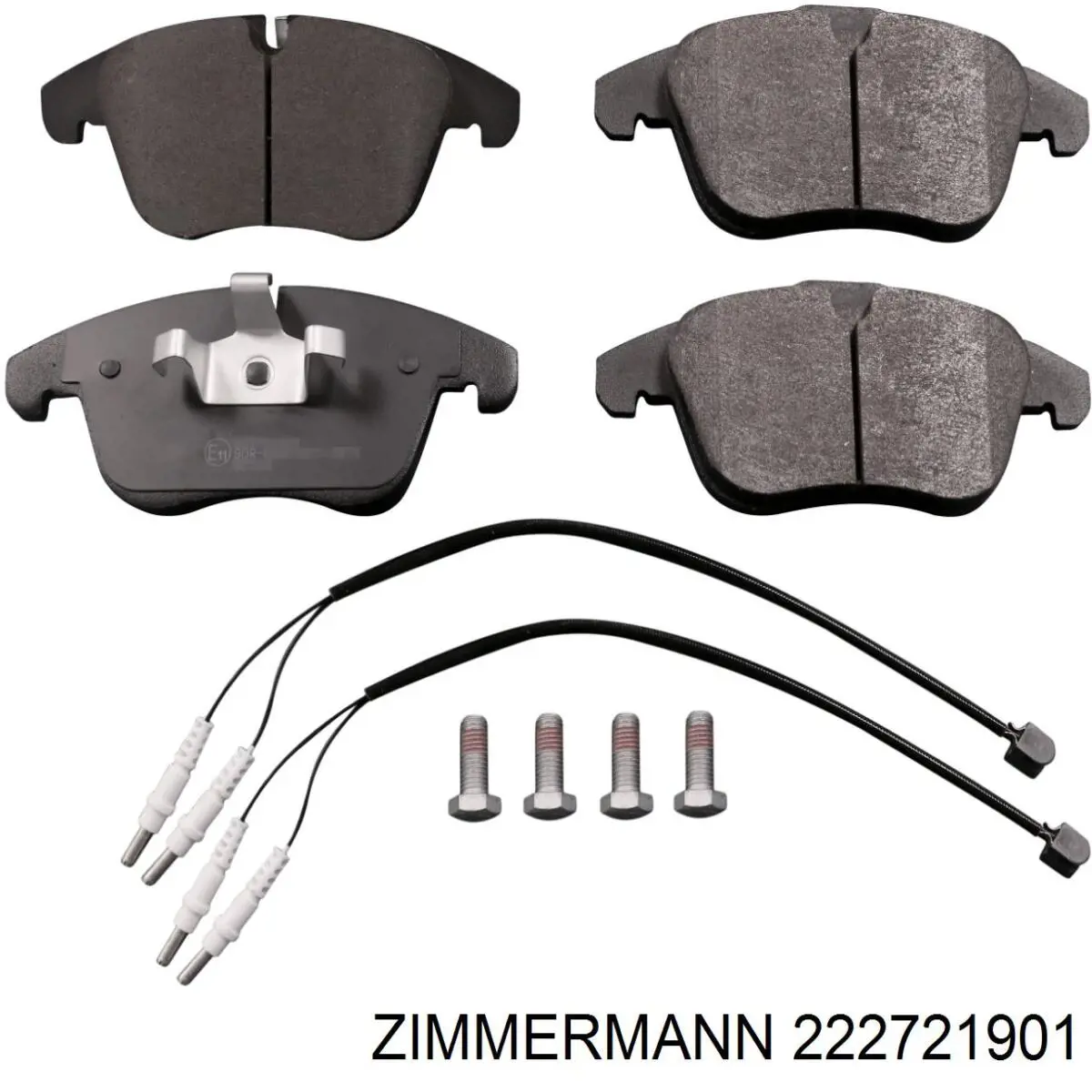Гальмівні колодки Zimmermann 222721901 ціна, від 52.92 USD