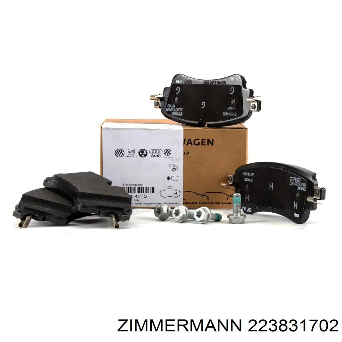 Тормозні колодки Zimmermann 223831702