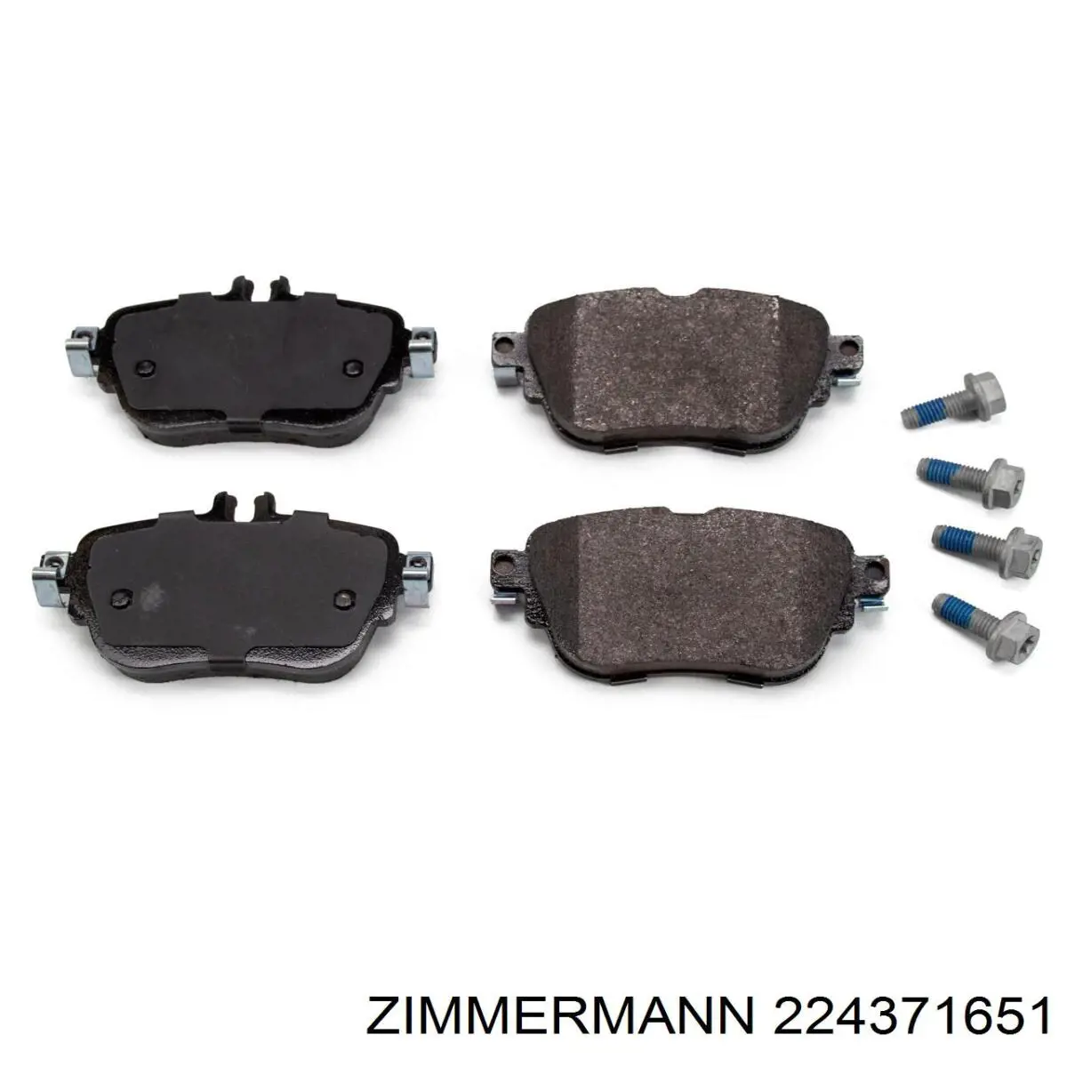 Задні гальмівні колодки Zimmermann 224371651 ціна, від 51.79 USD