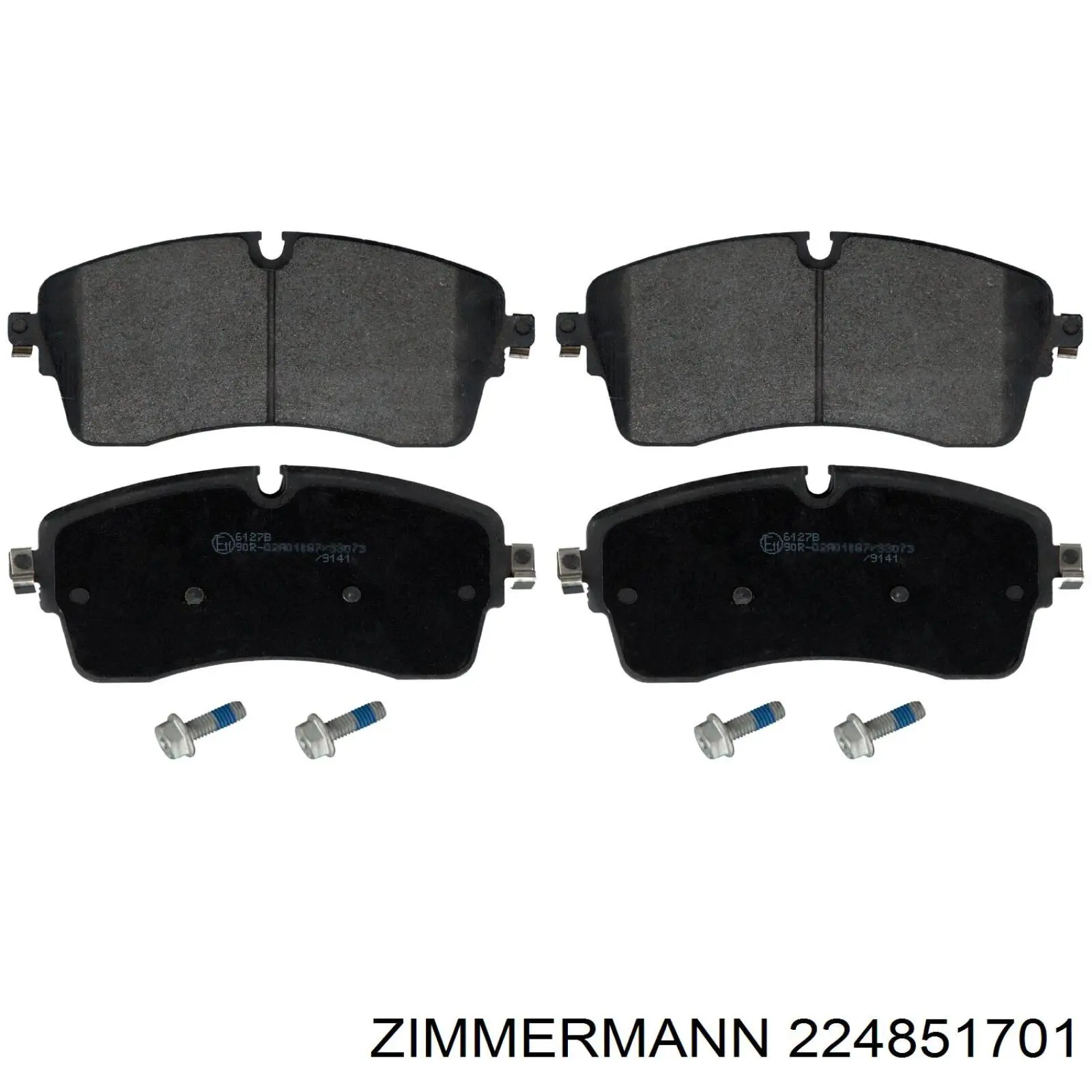 Гальмівні колодки Zimmermann 224851701 ціна, від 72.42 USD