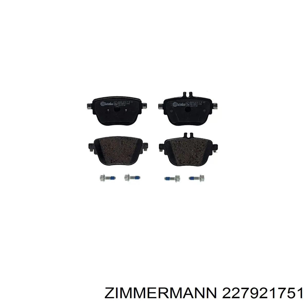 Купити 227921751 Zimmermann Задні колодки