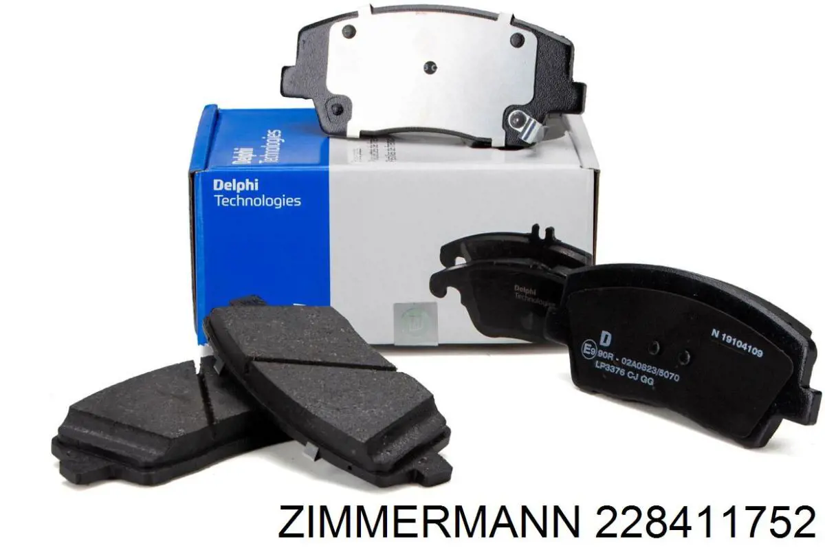 Купити 228411752 Zimmermann Колодки гальмівні передні, дискові