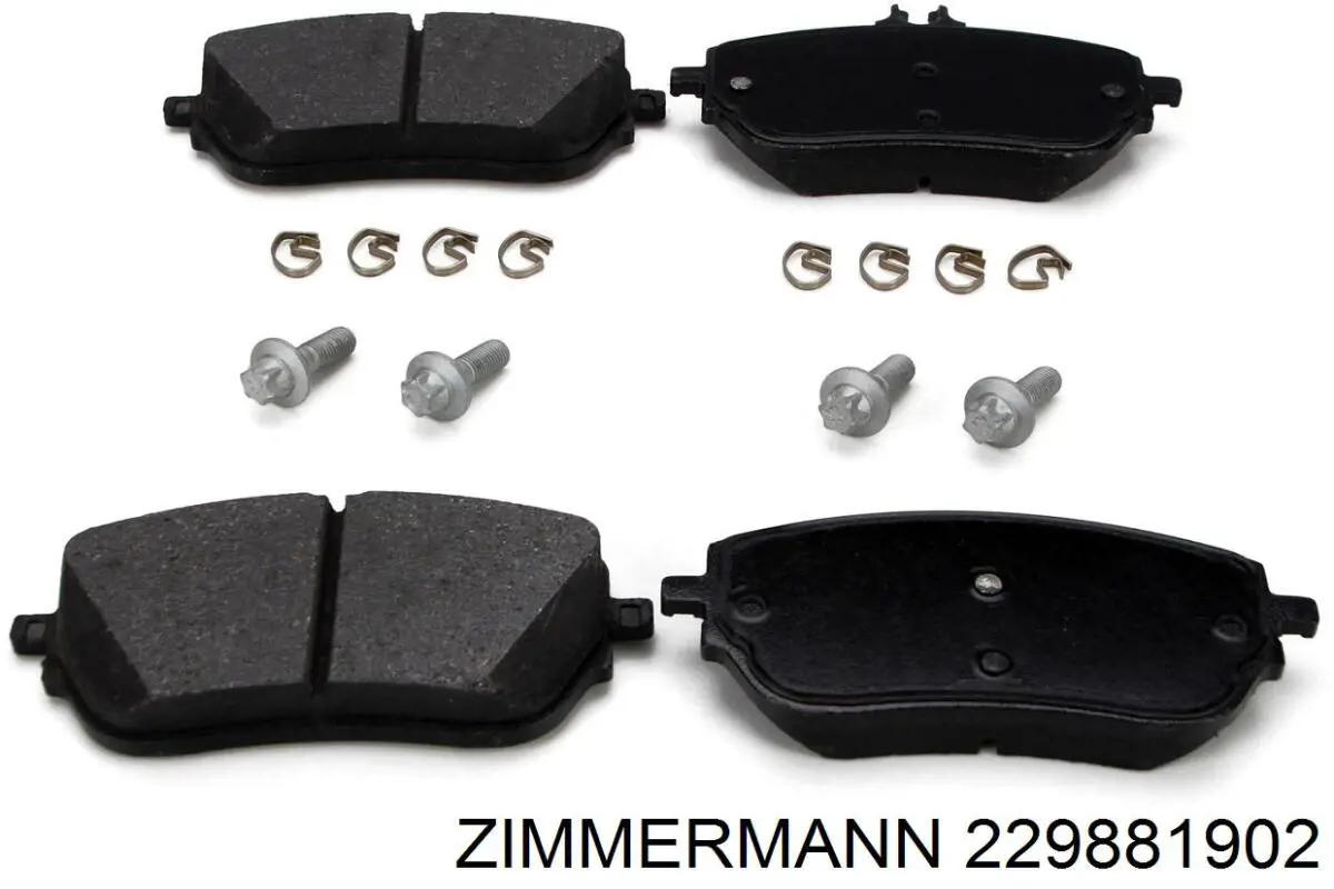 Гальмівні колодки Zimmermann 229881902 ціна, від 42.77 USD