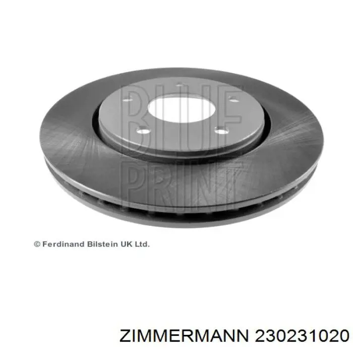 230231020 Zimmermann Гальмо дискове переднє